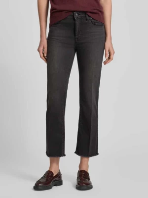 Jeansy o kroju regular fit z 5 kieszeniami model ‘Vic 6 / 8’ RAFFAELLO ROSSI Antracytowy