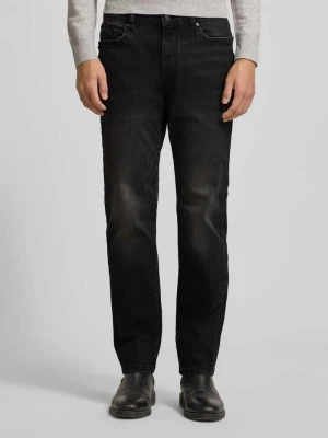 Jeansy o kroju regular fit z efektem znoszenia MCNEAL