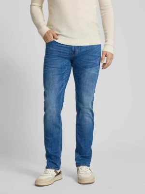 Jeansy o kroju regular fit z efektem znoszenia model ‘Nightflight’ PME Legend
