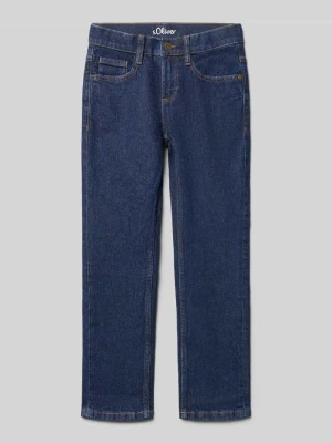 Jeansy o kroju regular fit z mieszanki bawełny model ‘PETE’ s.Oliver RED LABEL