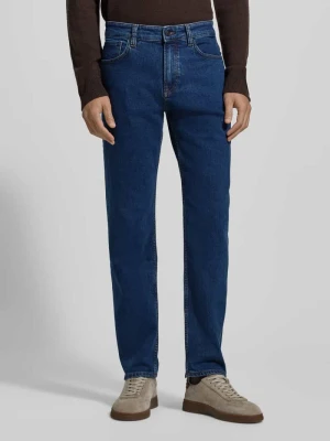 Jeansy o kroju regular fit z mieszanki bawełny model ‘RE.MAINE BO’ Boss Orange