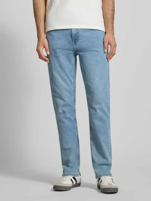 Jeansy o kroju regular fit z mieszanki bawełny model ‘WEFT’ Only & Sons