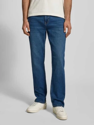 Jeansy o kroju regular fit z mieszanki bawełny model ‘WEFT’ Only & Sons