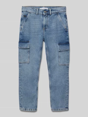 Jeansy o kroju regular fit z naszywką z logo model ‘ICONIC’ Calvin Klein Jeans