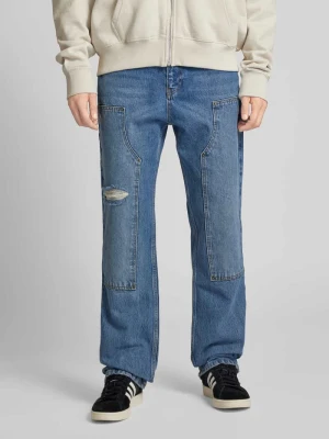 Jeansy o kroju regular fit z przetarciami model ‘HALDOR’ 2Y Studios