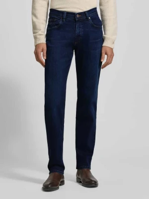 Jeansy o kroju regular fit z wpuszczanymi kieszeniami Bugatti