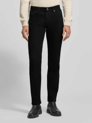 Jeansy o kroju regular fit z wpuszczanymi kieszeniami Bugatti