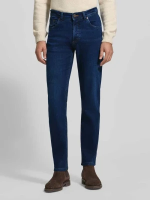 Jeansy o kroju regular fit z wpuszczanymi kieszeniami Bugatti