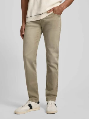 Jeansy o kroju regular fit z wpuszczanymi kieszeniami Bugatti