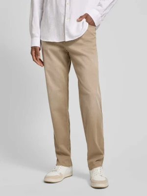 Jeansy o kroju regular fit z wpuszczanymi kieszeniami Bugatti