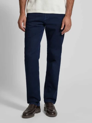 Jeansy o kroju regular fit z wpuszczanymi kieszeniami Christian Berg Men