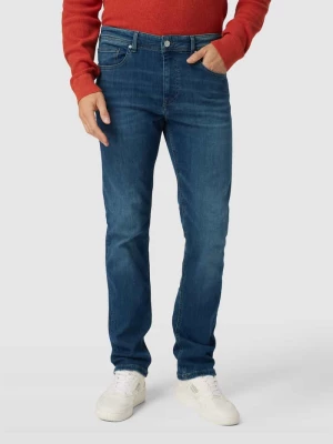 Jeansy o kroju regular fit z wpuszczanymi kieszeniami Karl Lagerfeld
