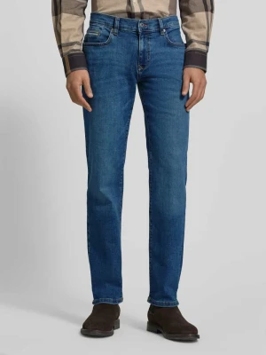 Jeansy o kroju regular fit z wpuszczanymi kieszeniami MCNEAL