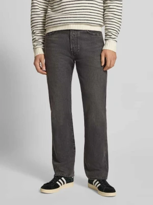 Jeansy o kroju regular fit z wpuszczanymi kieszeniami model ‘501®’ Levi's®