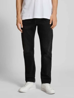 Jeansy o kroju regular fit z wpuszczanymi kieszeniami model ‘502®’ Levi's®