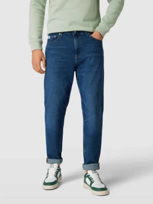Jeansy o kroju regular tapered fit z 5 kieszeniami Calvin Klein Jeans