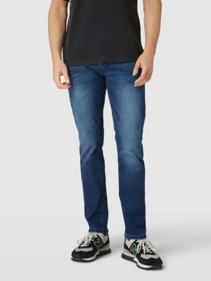 Jeansy o kroju regular tapered fit z 5 kieszeniami model ‘BELFORT’ HECHTER PARIS