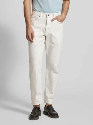 Jeansy o kroju regular tapered fit z 5 kieszeniami model ‘COLE’ Selected Gliniany