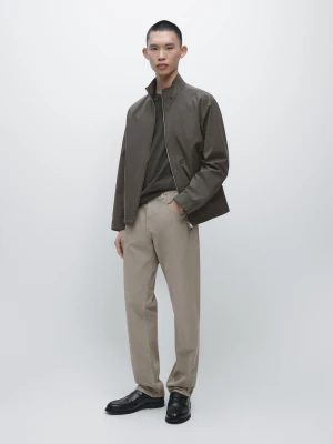 Jeansy O Kroju Relax Fit - Jasnozielony - - Massimo Dutti - Mężczyzna