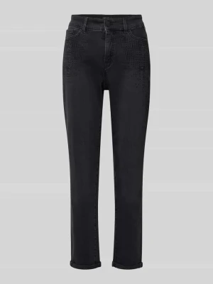 Jeansy o kroju relaxed fit z 5 kieszeniami Marc Cain