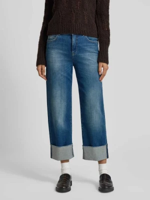 Jeansy o kroju relaxed fit z 5 kieszeniami Marc Cain Błękitny melanż