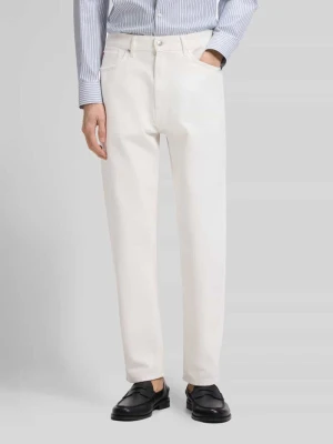 Jeansy o kroju relaxed fit z czystej bawełny HUGO