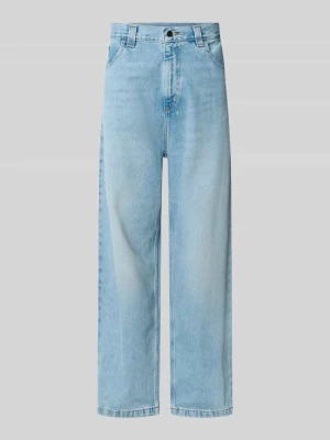 Jeansy o kroju relaxed fit z czystej bawełny model 'Brandon' Carhartt WIP Jasnoniebieski