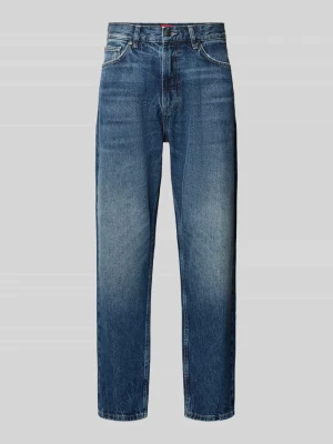Jeansy o kroju relaxed fit z czystej bawełny model ‘HUGO 838’
