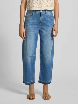 Jeansy o kroju relaxed fit z efektem znoszenia Marc Cain