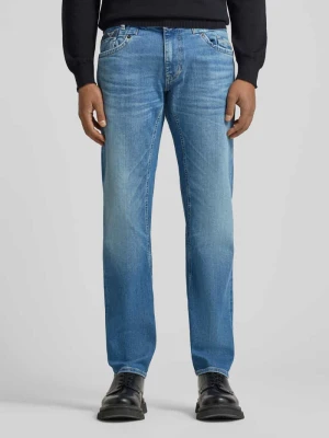 Jeansy o kroju relaxed fit z efektem znoszenia model ‘Commander’ PME Legend