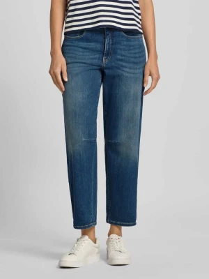 Jeansy o kroju relaxed fit z efektem znoszenia model ‘Melly relax’ OPUS PANTS
