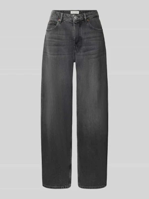 Jeansy o kroju relaxed fit z mieszanki bawełny model 'MAJ' Marc O'Polo Ciemnoszary