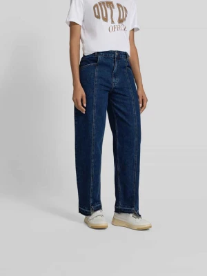 Jeansy o kroju relaxed fit z przetarciami BAUM & PFERDGARTEN Ciemnoniebieski