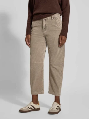 Spodnie sztruksowe o kroju relaxed fit z wpuszczanymi kieszeniami model ‘BARREL CORDUROY’ Buena Vista