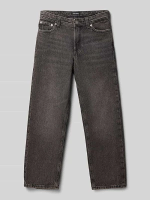 Jeansy o kroju relaxed fit z wpuszczanymi kieszeniami model ‘CHRIS’ Jack&Jones Czarny