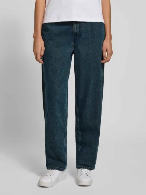 Jeansy o kroju relaxed fit z wpuszczanymi kieszeniami model ‘TIUBAY’ American Vintage Ciemnoniebieski