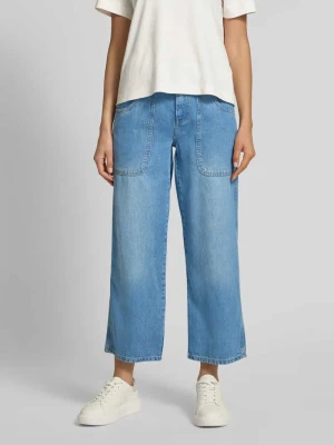 Jeansy o kroju relaxed fit z wpuszczanymi kieszeniami monari