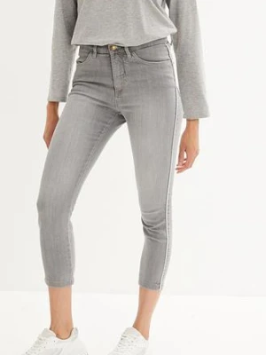 Jeansy o kroju skinny 7/8 z wygodnym stretchem bonprix