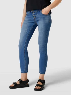 Jeansy o kroju skinny fit i długości 7/8 model ‘Malibu’ Buena Vista