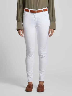 Jeansy o kroju skinny fit w jednolitym kolorze Sportalm