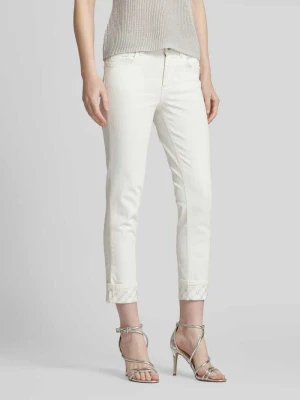 Jeansy o kroju skinny fit z 5 kieszeniami Liu Jo White