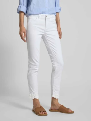 Jeansy o kroju skinny fit z 5 kieszeniami Liu Jo White