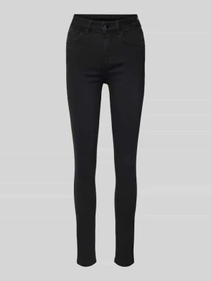 Jeansy o kroju skinny fit z 5 kieszeniami model ‘DEVINE’ Liu Jo White