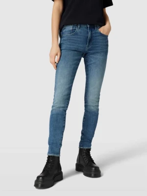 Jeansy o kroju skinny fit z detalami z logo G-Star Raw