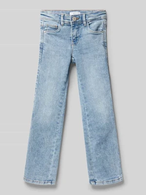 Jeansy o kroju skinny fit z dodatkiem streczu model ‘POLLY’ NAME IT Jasnoniebieski
