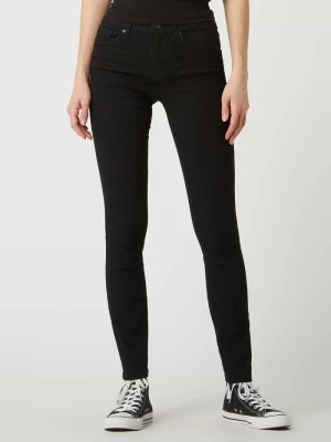 Jeansy o kroju skinny fit z dodatkiem streczu model ‘Tanya’ Vero Moda Czarny