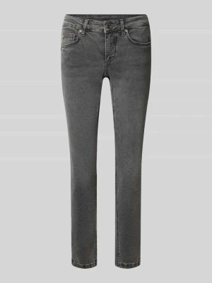 jeansy o kroju skinny fit z elastycznej mieszanki bawełny model 'MONROE' Liu Jo Średnioszary