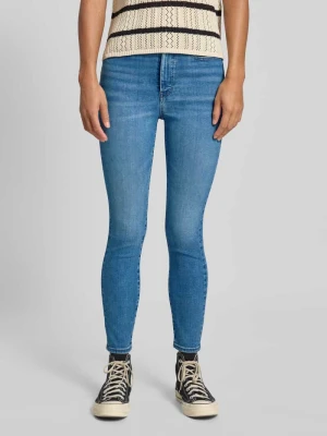 Jeansy o kroju skinny fit z mieszanki bawełny Calvin Klein Jeans Jeansowy niebieski