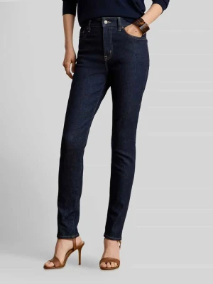 Jeansy o kroju skinny fit z mieszanki bawełny Lauren Ralph Lauren
