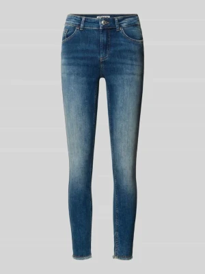 Jeansy o kroju skinny fit z mieszanki bawełny model 'BLUSH' Only Jeansowy niebieski